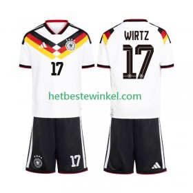 Duitsland Florian Wirtz 17 World Cup Voetbalshirts Kind Thuis 2026